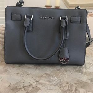 MICHAEL KORS Steel GREY Dillon Satchel